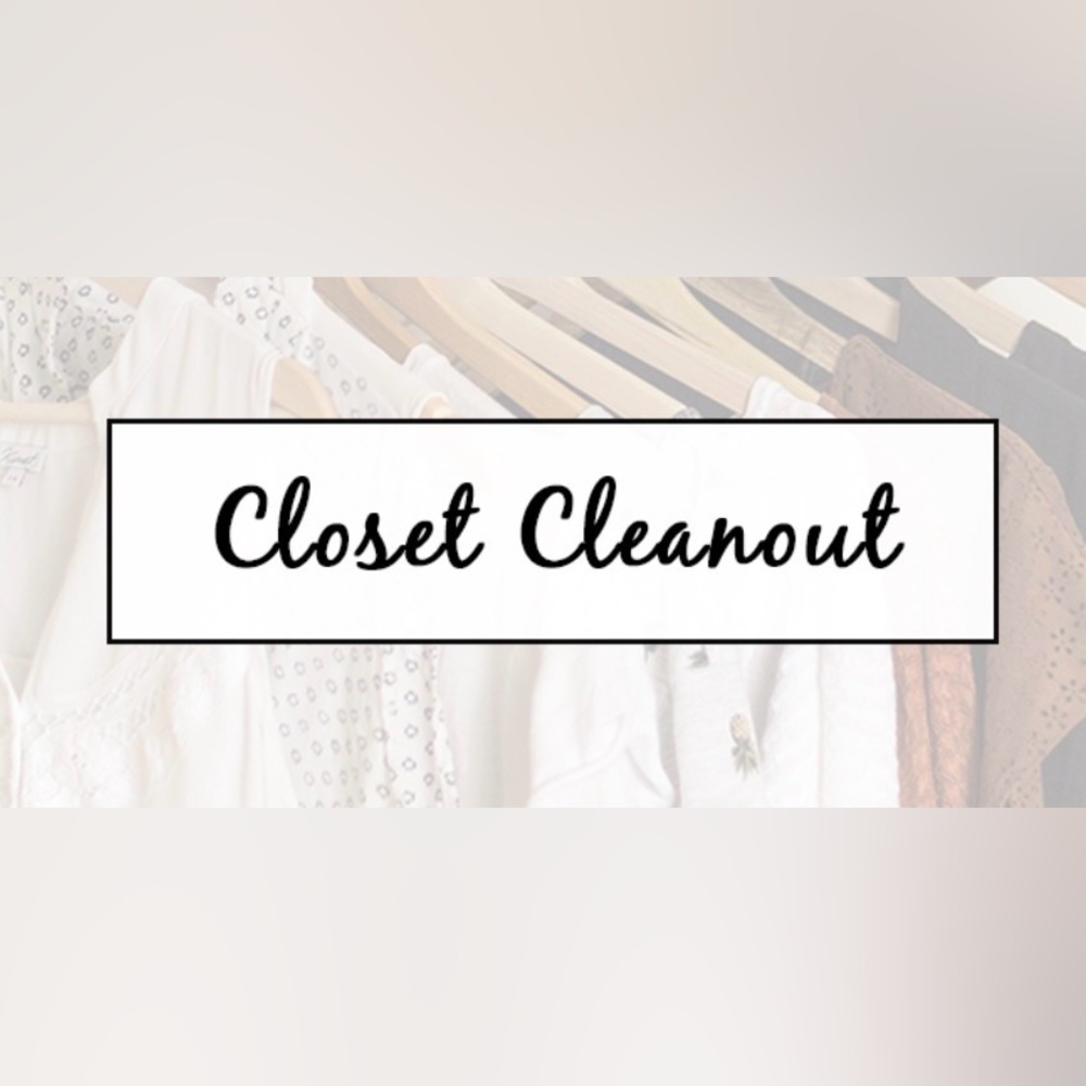 ****Closet Clean-out****